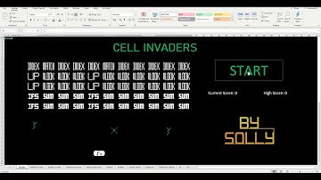 CELL INVADERS: Trailer - A Game in Excel