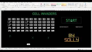 CELL INVADERS: Trailer - A Game in Excel