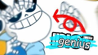 sans is a genius (undertale comic dub)