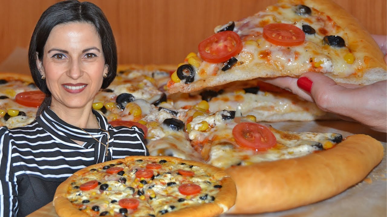 Домашна пица - приготвяне стъпка по стъпка! Замесване на тесто за пица! Идеи за плънка! 🍕