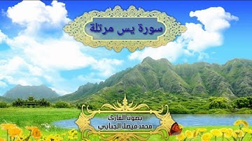 سورة يس مرتلة بصوت القارئ محمد فيصل الجنابي
