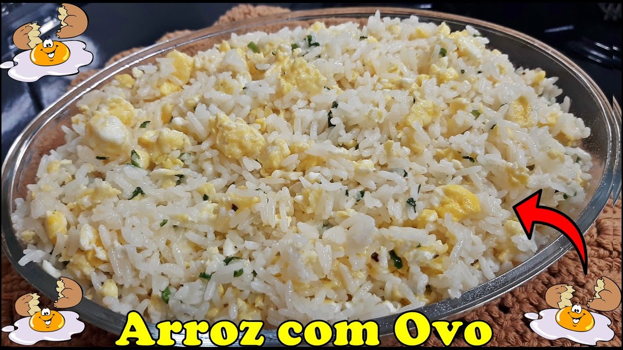 Arroz com Ovo Super Simples - Video Gravado de uma Forma Diferente