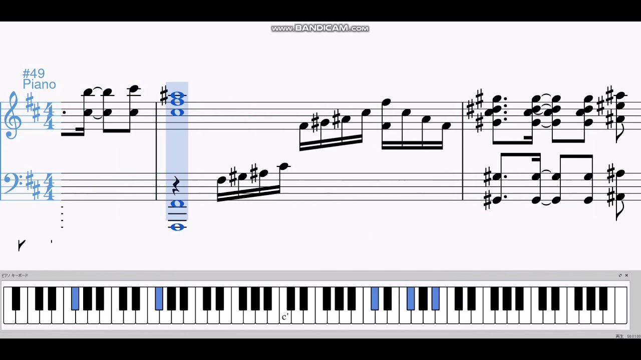 ピアノ楽譜】D's Adventure Note ／ よみぃ MuseScore Ver. - YouTube