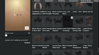 How to do hair combos on mobile in Roblox 2023!