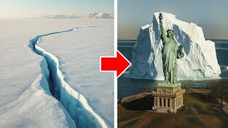 南極から巨大な氷山が突然分裂 - その進路は?
