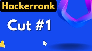Cut #1 Hackerrank Solution | Hackerrank Linux Shell Solutions | realNameHidden