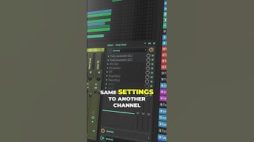 How to Copy Mixer Settings in FL Studio in Seconds!🔥 #Shorts #flstudio