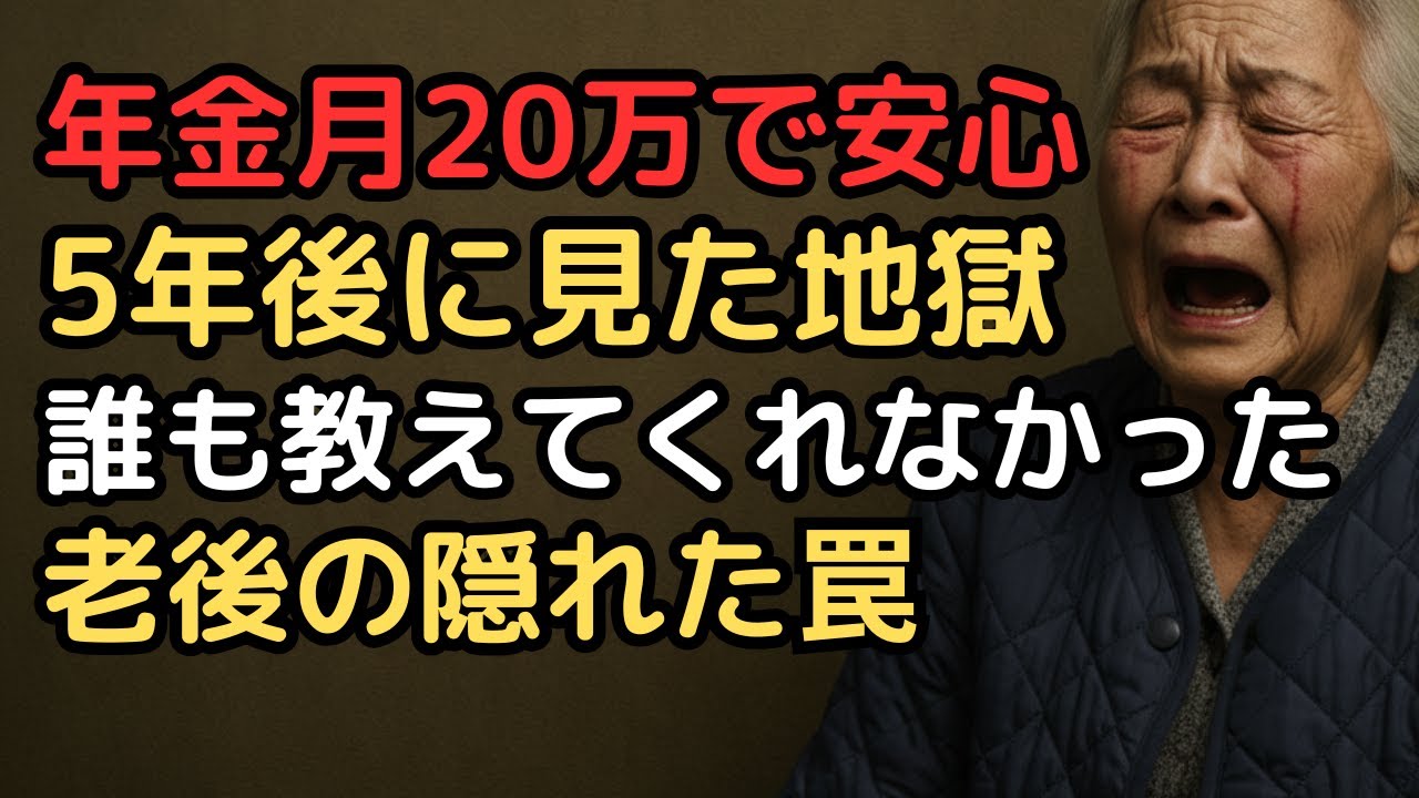 年金を信じてた71歳女性が全てを失った、知らないと危険な老後の落とし穴