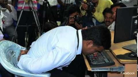 VIDEO  Man Beats Guinness World Record for Fastest Nose Typing   Mail Online