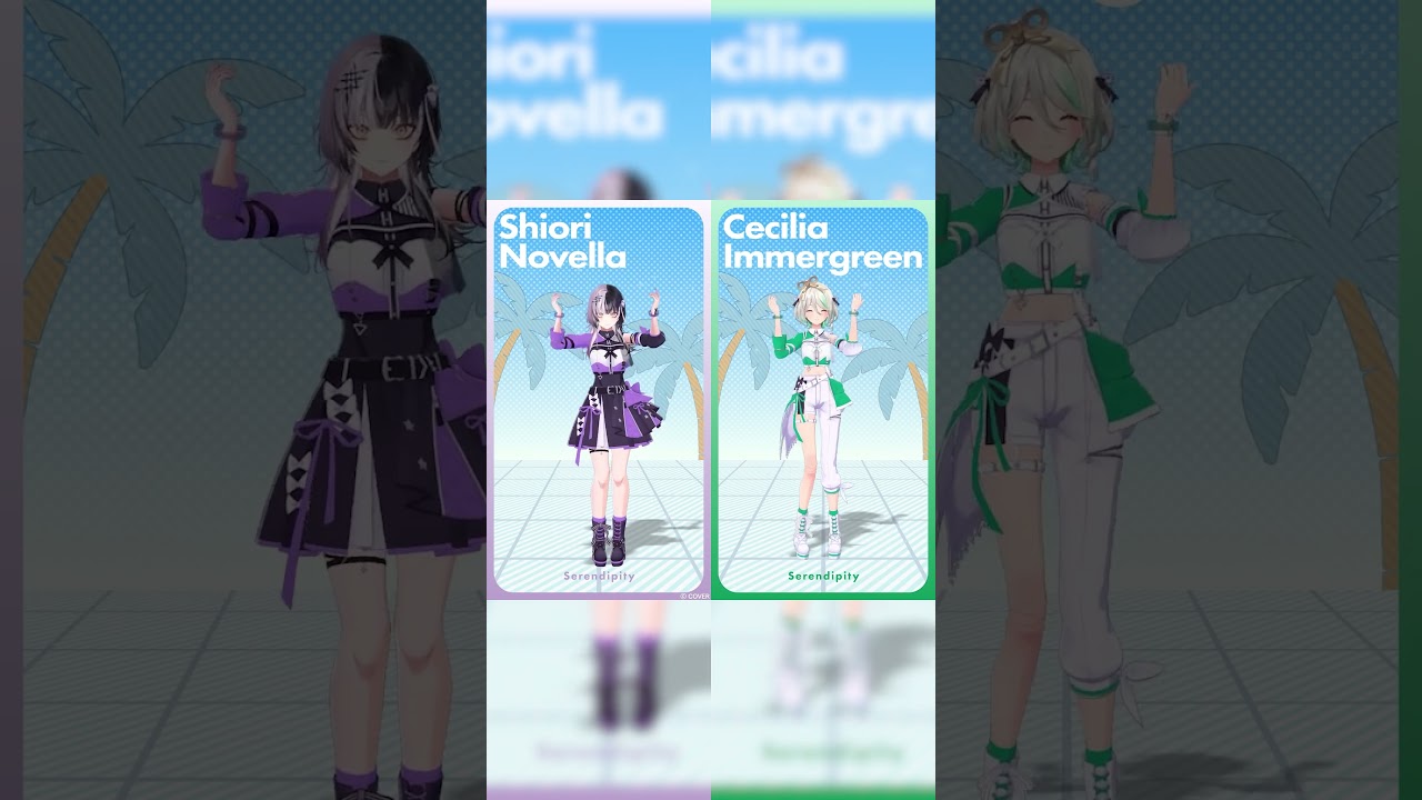 A single moment changes fate. Serendipity 【Hololive】(Shiori and Cece) #holoserendipity