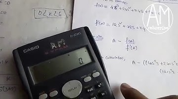 Solving Newton raphson problem using fx-82 ms | Numerical Method problem solving |