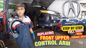 How to replace upper control arm on Acura TSX 2003 to 2007 and up