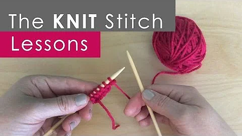 How to Knit the KNIT Stitch: Knitting Lessons for Beginners