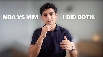 MBA vs Masters in Management. Simplified.