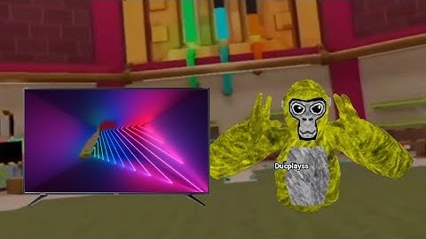 How to build a working TV in gorilla tag Monke blocks! (Credits @MikeYourMan )
