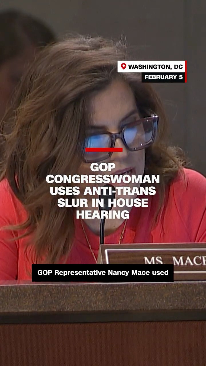 GOP Congresswoman uses anti-trans slur in House hearing
