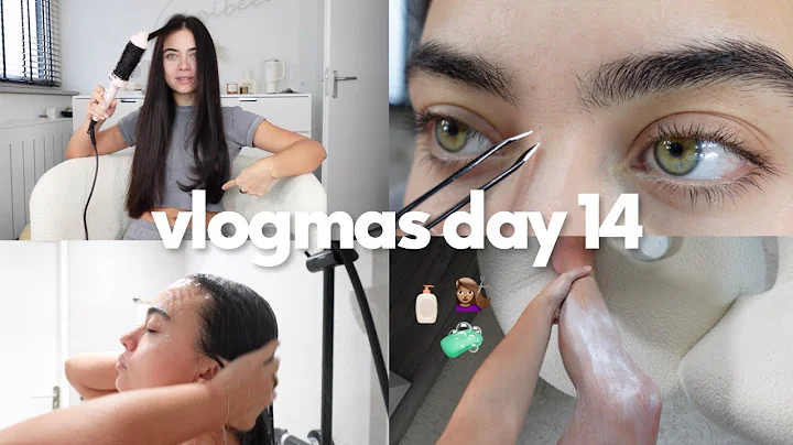 winter glow up routine — nails, brows, blowout, korean skincare + shower ritual! | vlogmas day 14