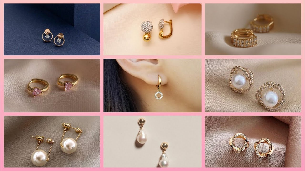 Buy Small Gold Earrings For Women Online | CaratLane