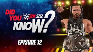 WWE 2K22 Did You Know?: More Hidden Content, Extra Stars Unlocked, Easter Eggs & More! (Episode 12)
