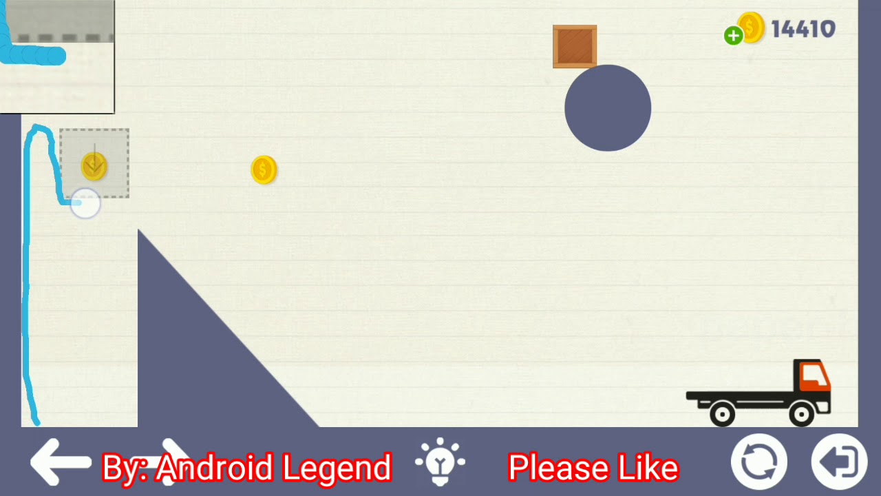 Brain physics map 1 level 158, 3 stars Android solution - YouTube