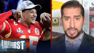 Kansas City Chiefs could be the next post-Patriots dynasty — Nick Wright | NFL | FIRST THINGS FIRST