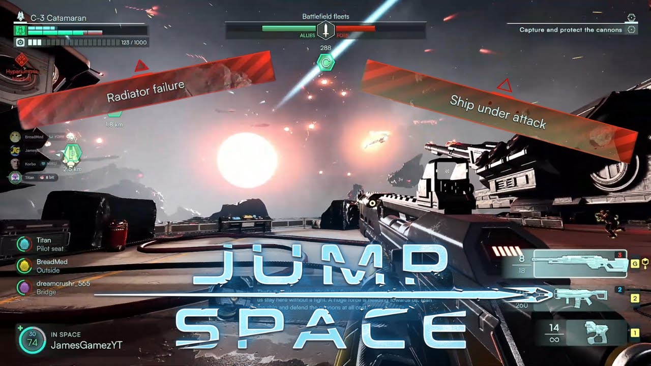 the most intense mission ever on jump space...