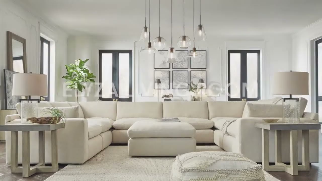Elyza Linen Modular Sectional From Home Gallery Stores | Home