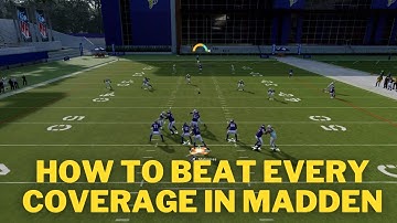 How to beat EVERY coverage in Madden 23!!