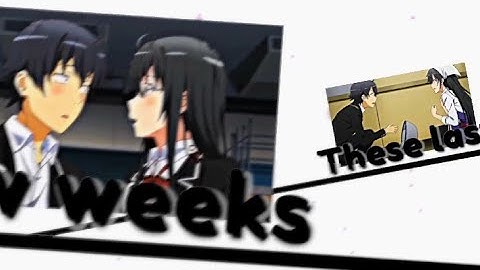 Oregairu - edit - Comethru [ AMV Typography ]