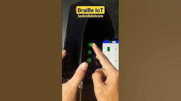Arduino projects ,Braille berbasis internet of things