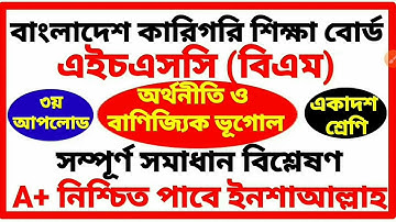 HSC BM Economics and Commercial Geography Assignment 2021