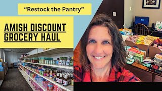 Huge Amish Food Haul Video Discount Grocery Large Family in 2023