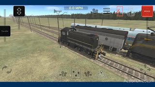 Train and rail yard Simulator - A journey with the train GG1 on New Map - o călătorie cu trenul...