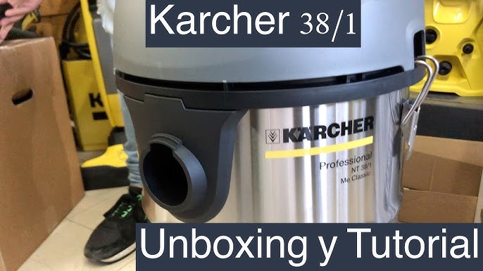 Aspiradora karcher wd3 agua y polvo unboxing y como usarla 