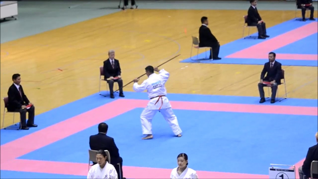The 1st Okinawa Karate International Tournament: Choun No Kon kata by Iha Mitsutada Sensei