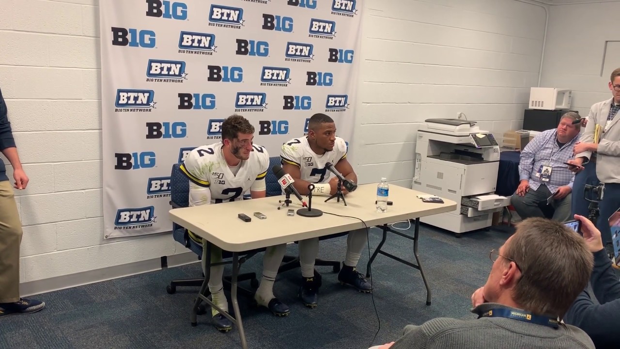 What Shea Patterson told Ronnie Bell after the late dropped pass vs. PSU