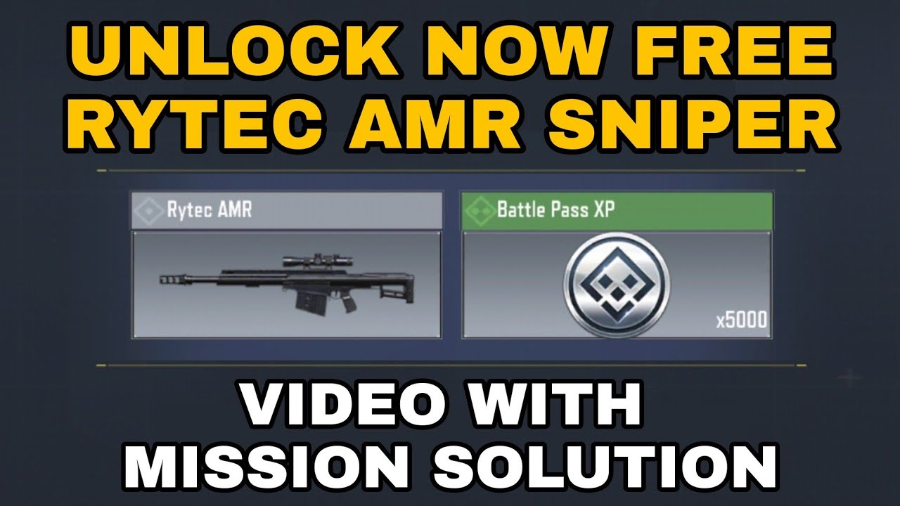 How to Get FREE Rytec AMR in COD Mobile | Sharpshooter Seasonal Mission Solution | Wisdom Frost
