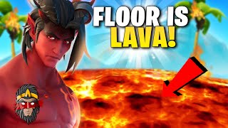 FLOOR IS LAVA MÓD VE FORTNITE! w/ Marteen