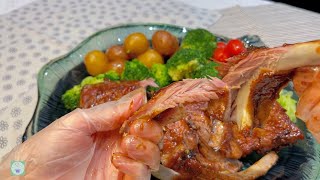 啤酒烤排骨Baked pork ribs with beer. The Best and Simplest Recipe for Ribs, Super Tender, Super delicious