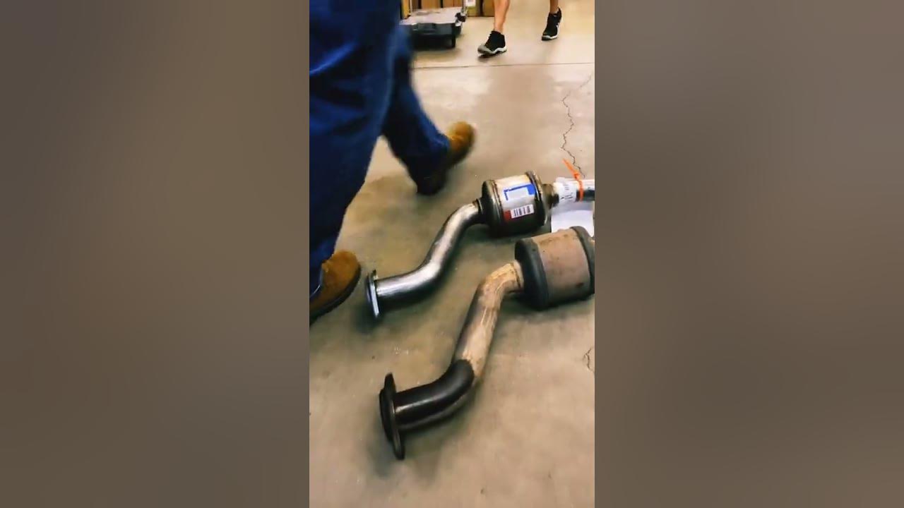 Replacing catalytic converters for 2008 gmc canyon #truck because of #