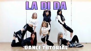 EVERGLOW - LA DI DA [DANCE TUTORIAL SLOW MIRRORED]