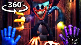 360° THIS Huggy is Terrifying! Poppy Playtime Chapter 3