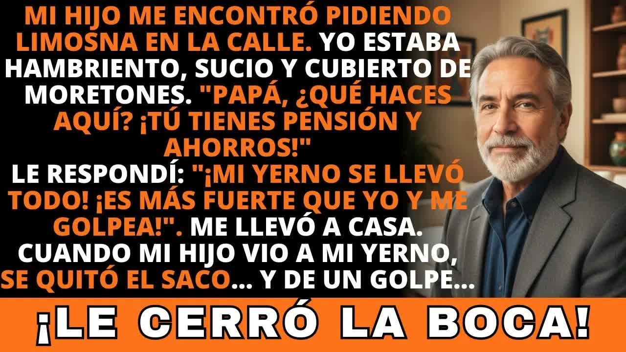 «Viejo inútil, si hoy no traes completos los quinientos pesos, esta noche duermes fuera, en la perrera». Así me despertó mi yerno Javier, el hombre que se quedó con mi casa, mi pensión y mis...