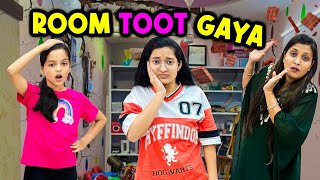 ROOM TOOT GAYA! 😱💔 | Jinni vs Dhwani Ki Sabse Badi Ladaai 🚪🔥 | Cute Sisters