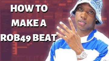 *easy* How to make a ROB49 type beat in FL STUDIO @rob49up_