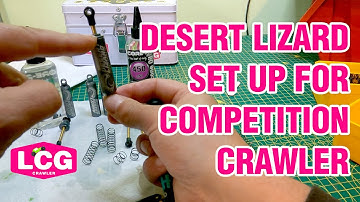 Setting up Desert Lizards shocks for Competition Crawler