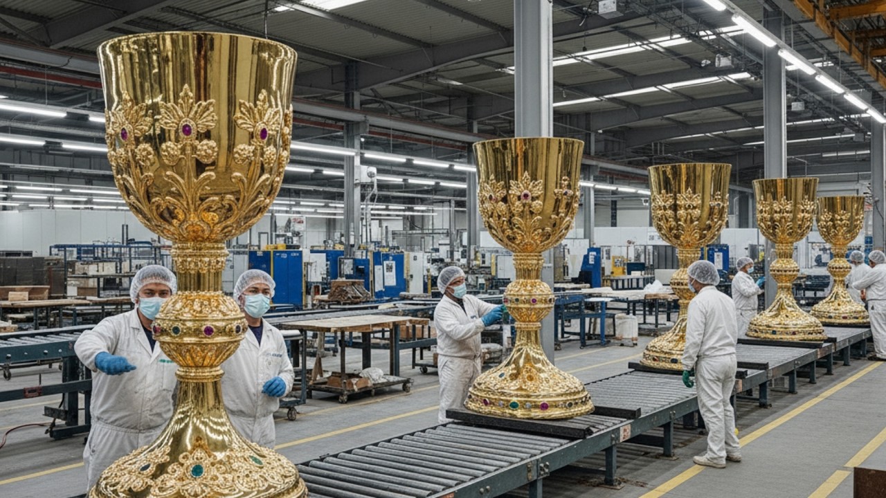 Inside Sacred Church Artifacts Made in 24K Gold: How Holy Icons and Relics Are Crafted Full Process