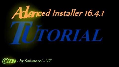 Tutorial Advanced Installer 16.4.1 ITA