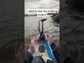 Testing out my new motorized kayak! #kayaking #kayakfishing #fishing  #trollingmotor #fishingfail