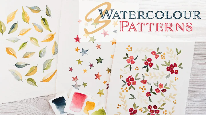 Paint 3 Watercolour Patterns | Simple Painting Ide...